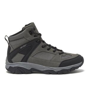 Hi-Tec Men's Charcoal and Black Outdoor Hiking  Boots Size 8